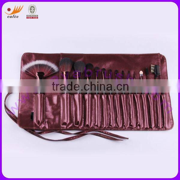 15pcs Elegant Professional Makeup Brush Set in Pouch