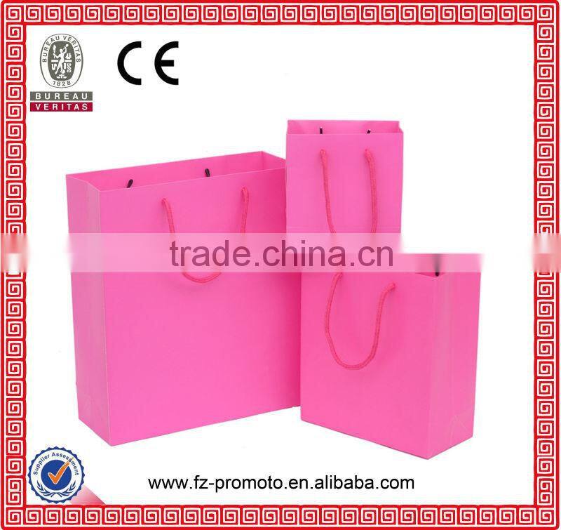paper laminated promotional shopping bag