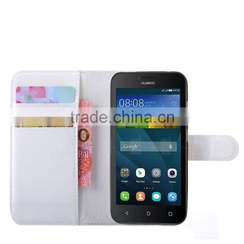CHEAP COW SKIN TEXTURE Soft Wallet Case Stand PU Leather Case For HUAWEI Y5 Y560 FLIP LEATHER CREDIT CARD CASE