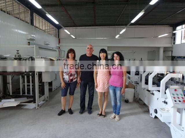 pre-fold gluing folding machine for cardboard gluer with CE