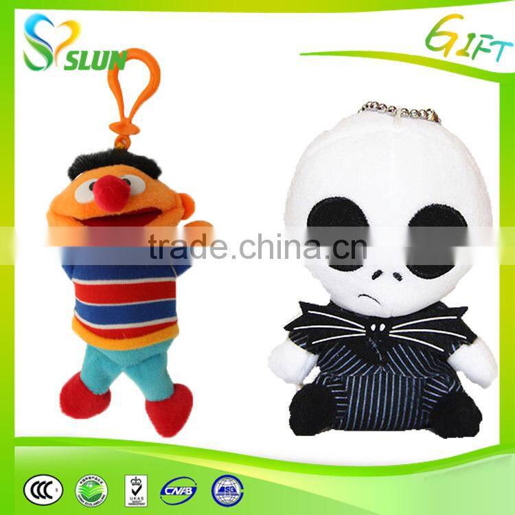 hot sale cute hedgehog plush keychain toy