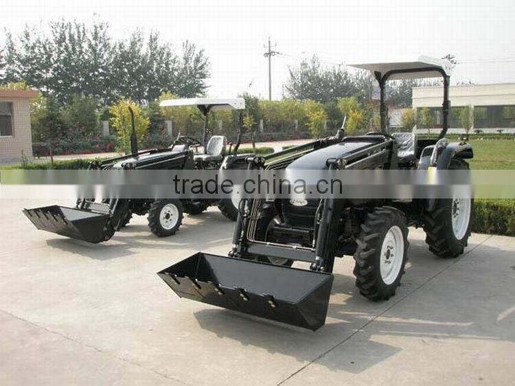 china 4x4wd farm tractor with loader and forks
