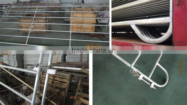 Metal livestock corral panels powder coated