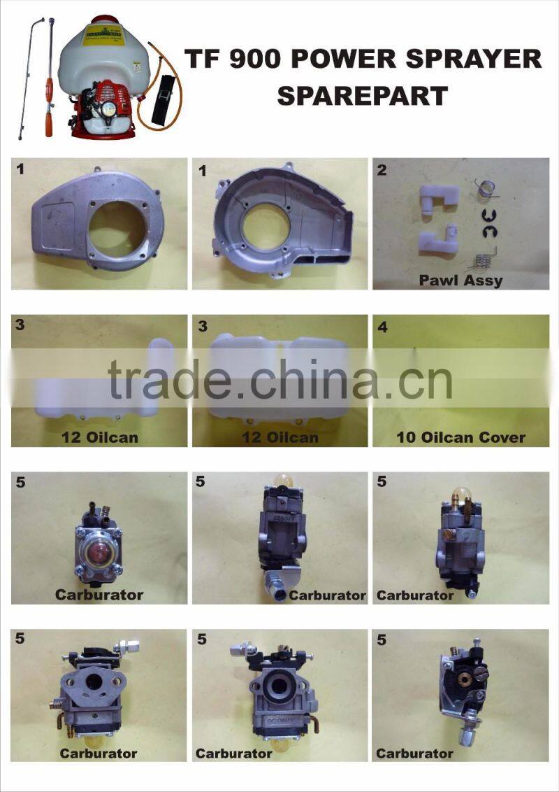 TU26, TF900 SPRAYER ENGINE SPARE PARTS