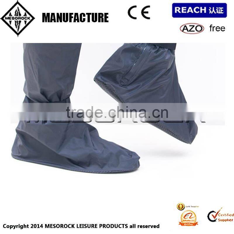 Lengthen below knees New High Quality Motorcycle Waterproof Rain Boot Shoe Cover Black