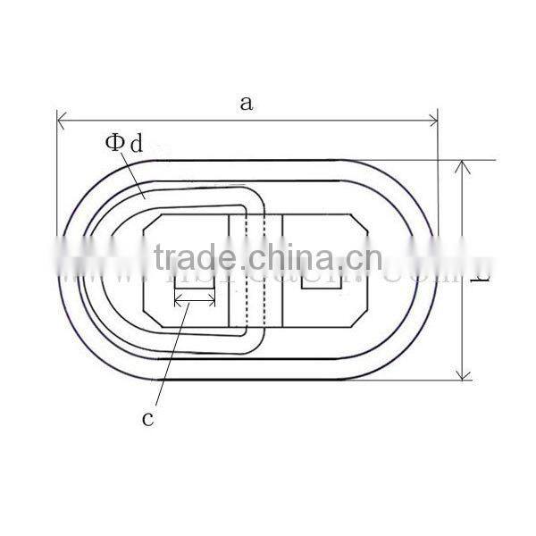 Zinc Plated Truck Trailer Recessed Floor and Wall Ties