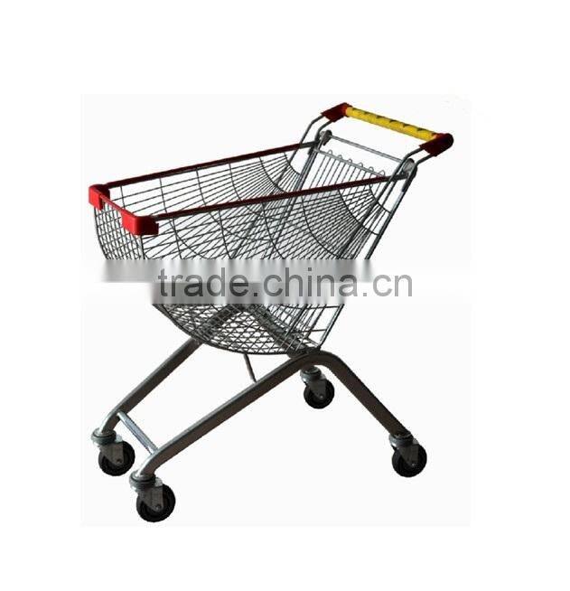 Factory price supermarket hand trolley,supermarket shopping cart