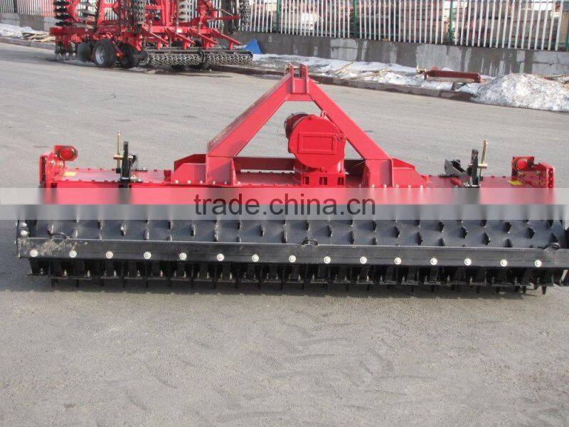 China made high quality 180hp farm tractor pto driven heavy duty power harrow cultivators