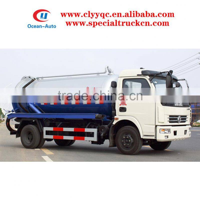 6000L DFAC high pressure vacuum cleaner suction truck