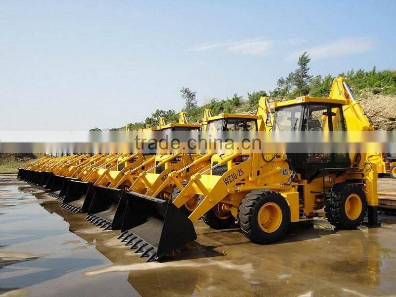 Wheel Loader With Backhoe