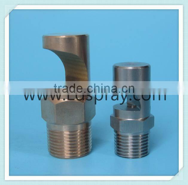 Stainless steel or brass flat fan stream water spraying jet nozzles