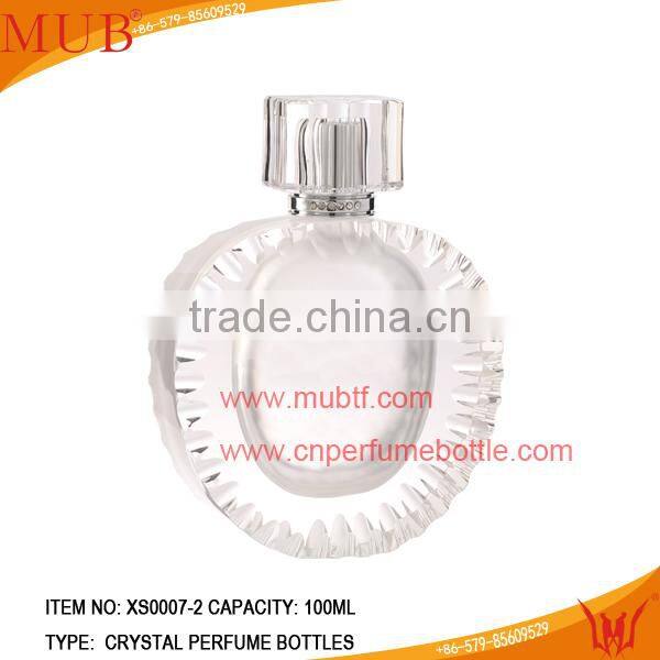 100ml empty crystal perfume bottles with pineapple shaped