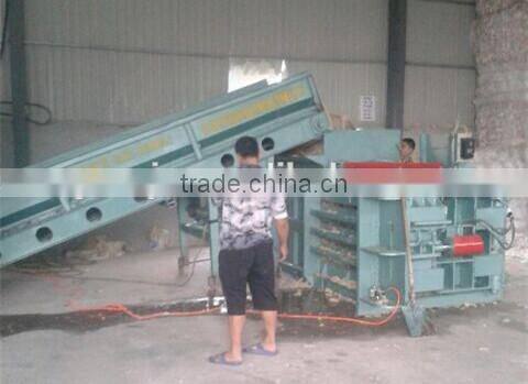 Factory direct sale Semi-Automatic hydraulic Horizontal cardboard baling press machine YS2-80T