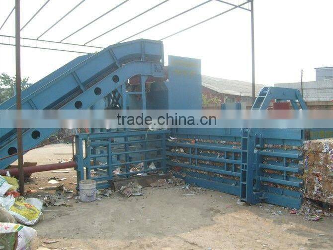 Hydraulic horizontal semi-automatic waste paper baler machine, bailing press machine XS2-100T