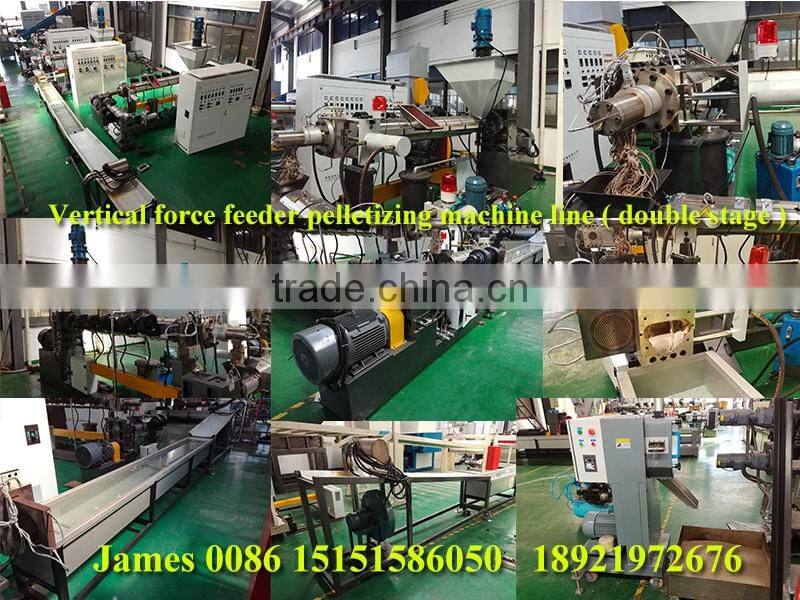 High output PE/PP woven bags pelletizing machine