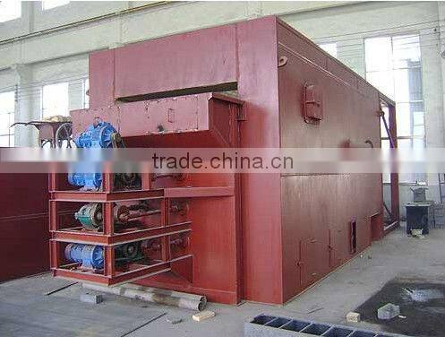 Reciprocating grate hot air generator