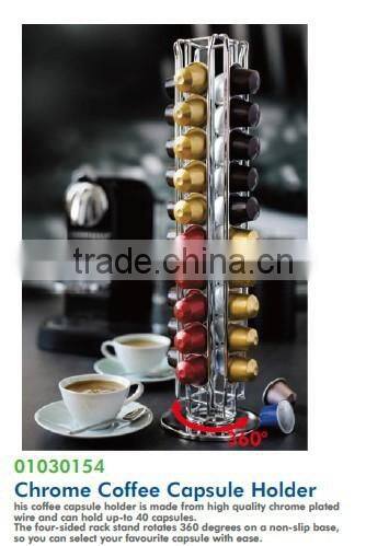 Chrome Coffee Capsule Holder 01030037 01030028 01030154caffitaly/tchibo coffee capsule holder