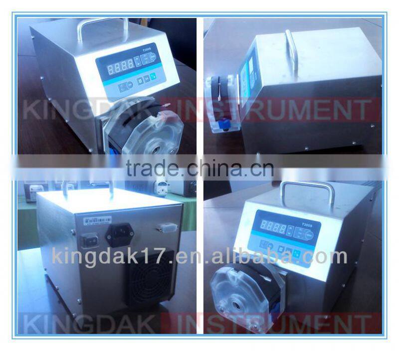 KWT300S Led digital display Precise variable speed peristaltic pump / dosing pump for water pumps fluid /4YT15 Pump head