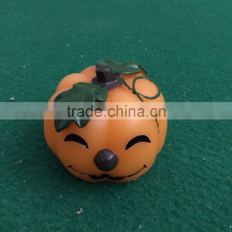 led pumpkin wax candle halloween day led candle pumpkin shaped led yellowe flicking candle for halloween decoration