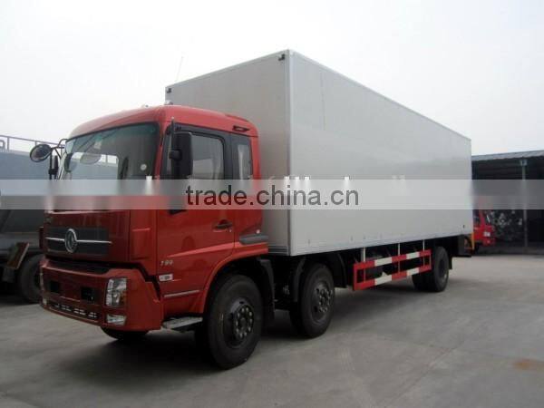 210hp DONGFENG Kingrun 6*2 Refrigeration Van Truck 20 ton