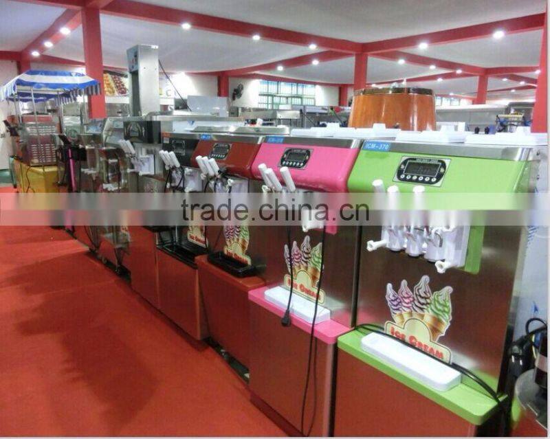Double pans durable fry ice cream machine,fry ice cream machine price ZQR2170S