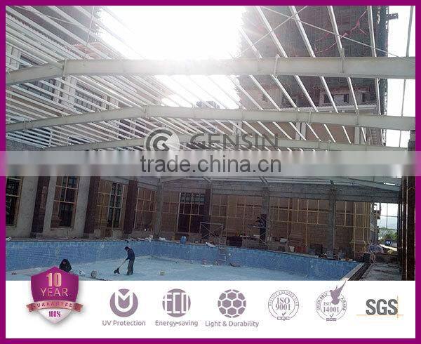 High Impact Strength Honeycomb Polycarbonate Roofing System/ U-lock Profile Sheet