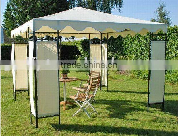 Garden Pavilion with Curtain