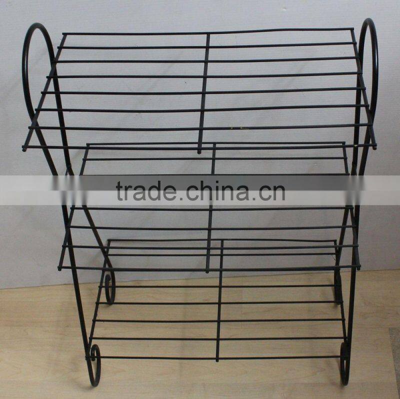 Library newspaper rack/book rack/magazine stand