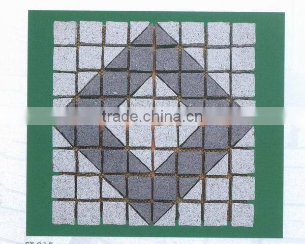 Natural paving stone cubes for decoration, kerbastone