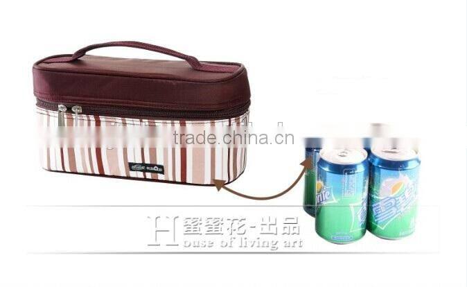 Hot Sale 3.85L Waterproof Travel Picnic Lunch bag Snack Tote Isothermic Cooler Handbag Combintion Kids Lunch Box