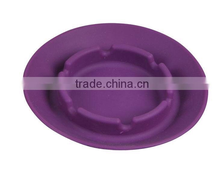 Colored silcone ashtray