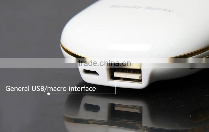 2016 Humidifier Handy Facial Water Nano Mist Spray with 8800mAh power bank