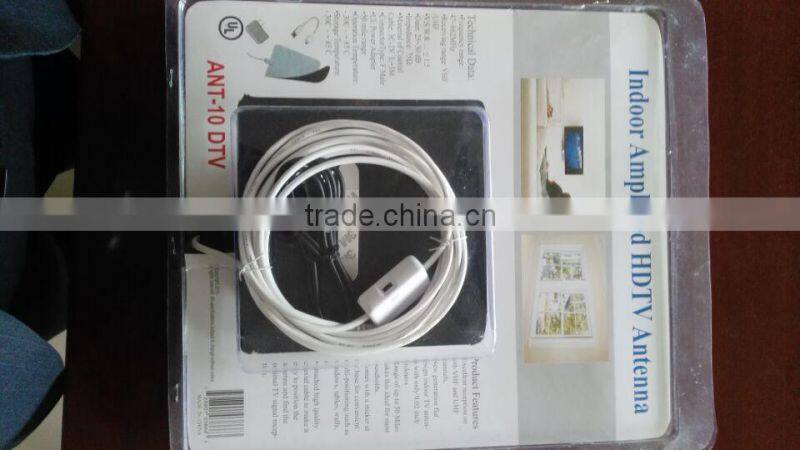 Newest Digital indoor tv Antenna with amplifier gain 25-30 db Hot Indoor tv antenna