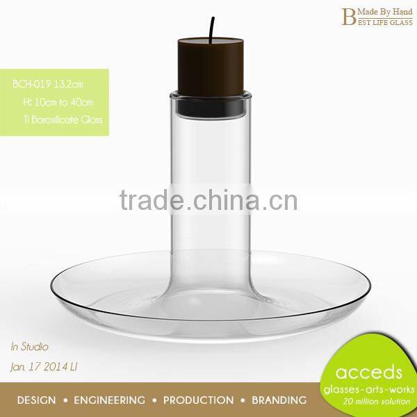 Wholesale Cheap Tall Glass Candle Holders