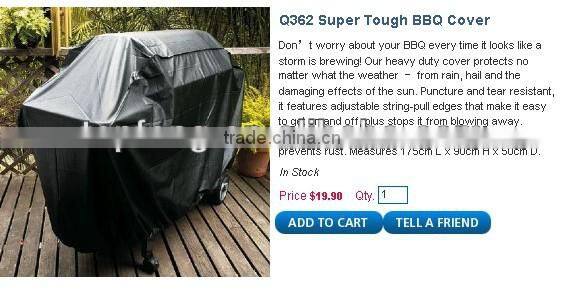 Super tough BBQ cover/designer bbq covers