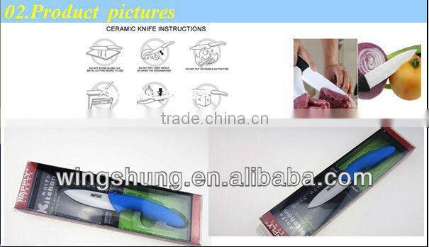 Mini ceramic knife chef knife/kitchen knife for Fruit Vegetable/zirconia ceramic knives KNN-03