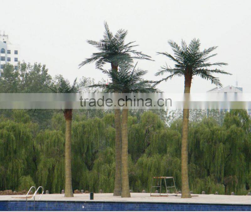 artificial palm tree fiberglass outdoor coconut tree sale fake tree