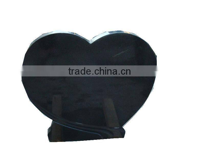 Stone Carved Heart Shape Granite Tombstone Price