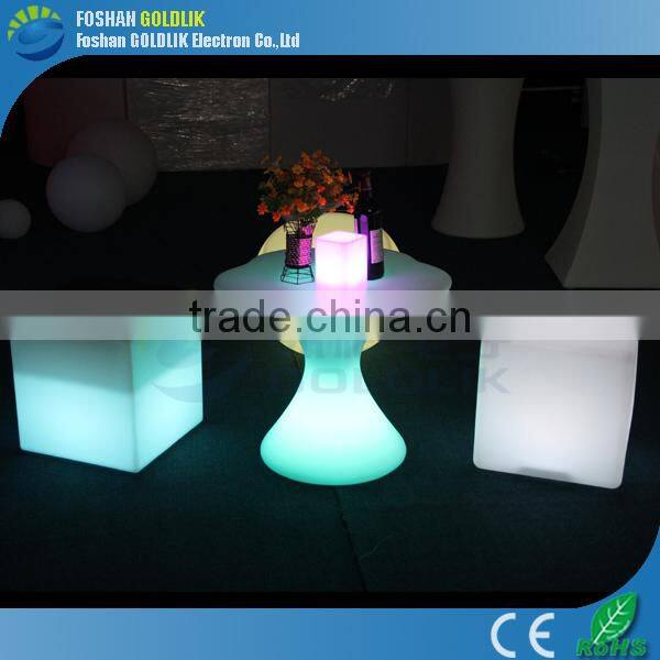 Waterproof led cube seat color changing decorative bar GKC-040RT
