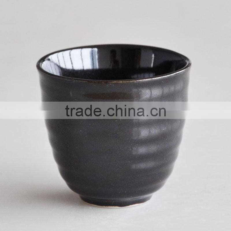 Japanese style ceramic cup with printing