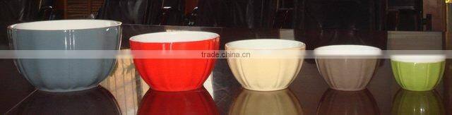 5PC stoneware mixing bowl set