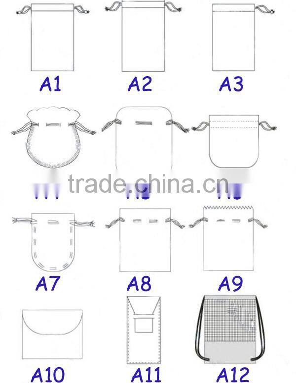 Wholesale customized grey velvet pouches with drawstring