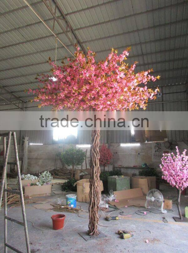 fake flower tree/silk artificial cherry blossom tree