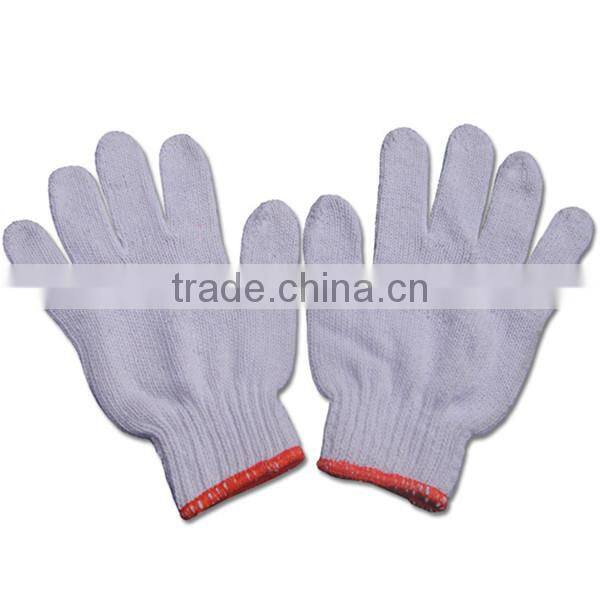 Cheap Recycled cotton yarn 8s raw white for gloves jacquard weaving
