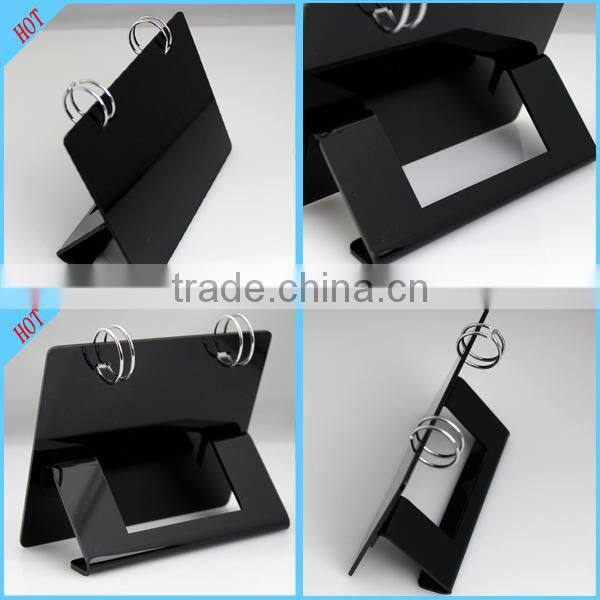 Black folden table top calendar 2014 chinese table calendar design 2014