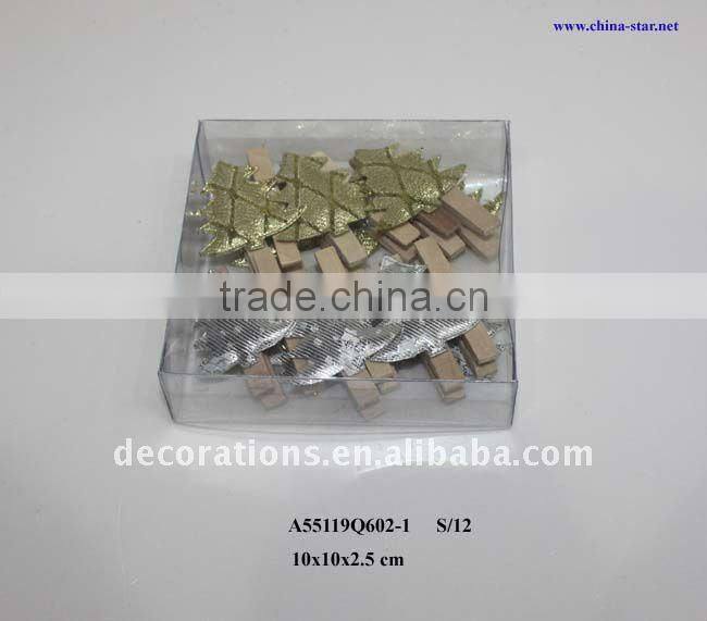 wooden clips for christmas