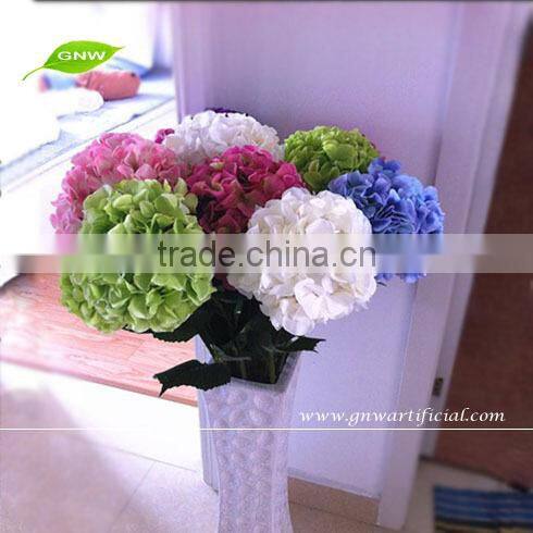 GNW FLH09 Chinese Festival Beautiful Silk Blossom Artificial Hydrangea Flower Home Decorative Wreaths