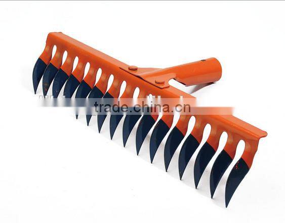 High quality carbon steel garden hand rake