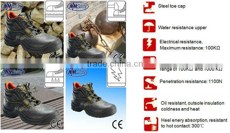 NMSAFETY black work shoes non slip work shoes