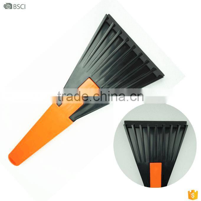 heavy duty plastic long handle snow shovel